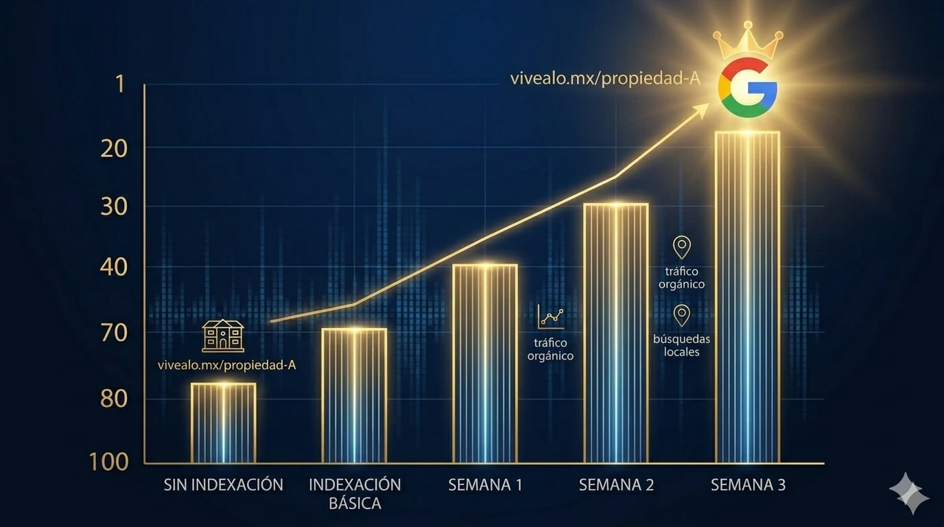 Tu activo no espera ser encontrado; nosotros lo inyectamos en el radar global de Google.