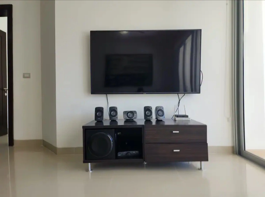 Vista del área de la TV sin propósito