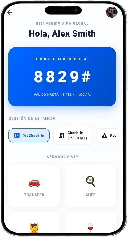 Check-In digital personalizado por VIVLO